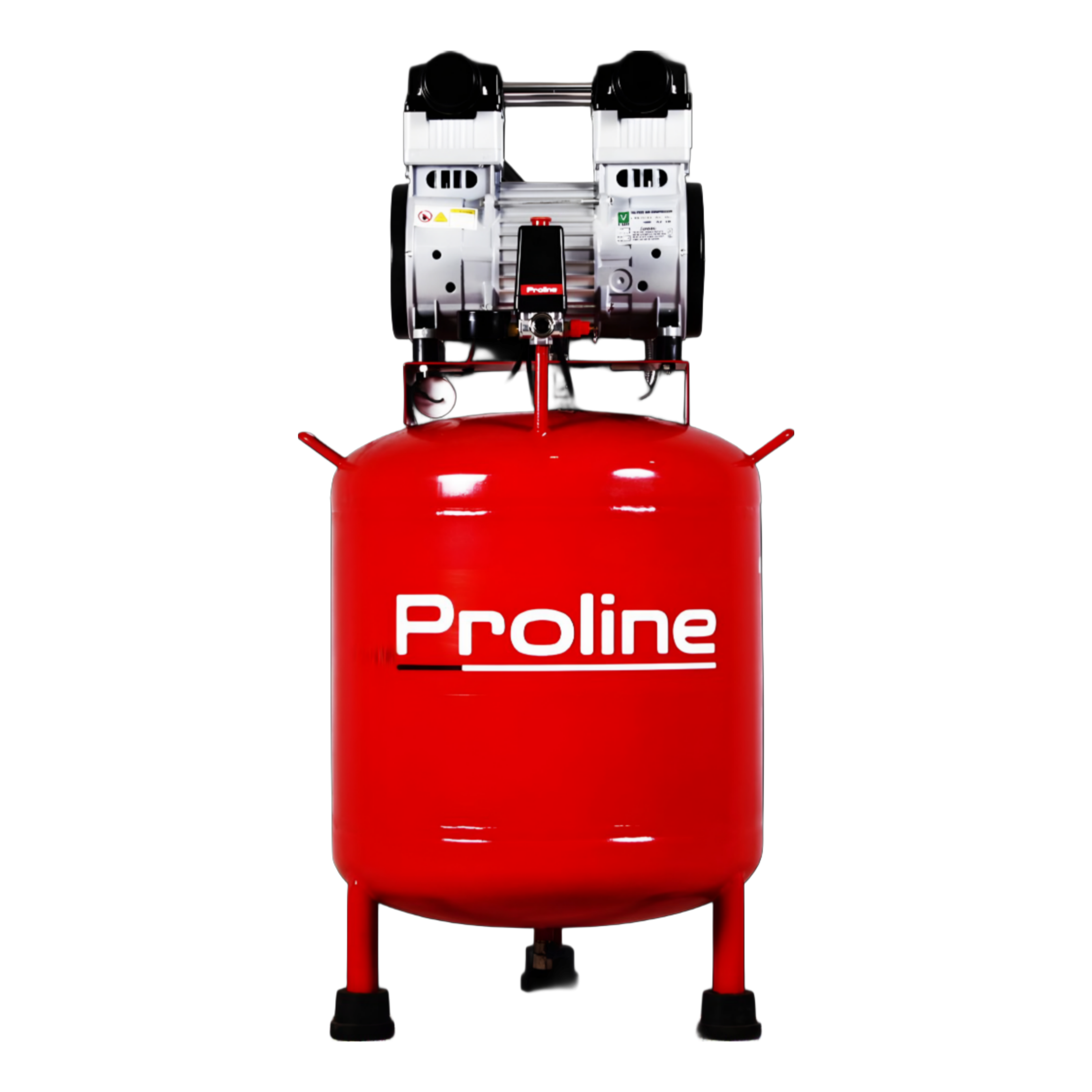 کمپرسور باد 100 لیتری دندان پزشکی سایلنت 1100 وات ایستاده proline