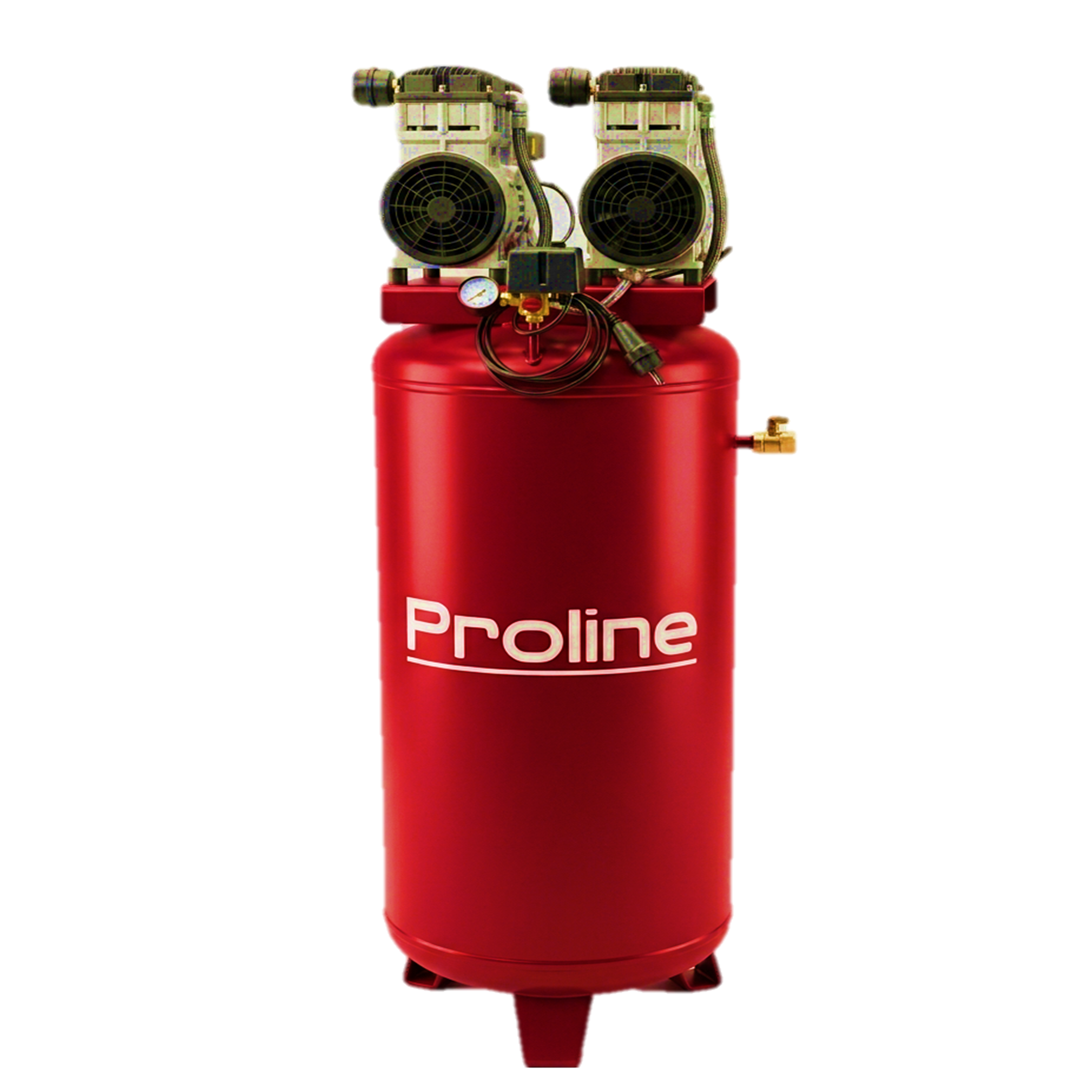 کمپرسور باد 100 لیتری دندان پزشکی سایلنت 3000 وات ایستاده proline